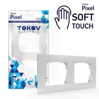 Рамка 2-м Pixel универс. айс TOKOV ELECTRIC TKE-PX-RM2-C34 - УПС инжиниринг