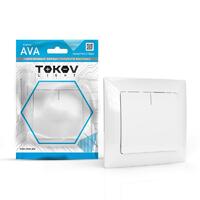 Выключатель 1-кл. СП AVA 10А IP20 с индикатором в сборе бел. TOKOV LIGHT TKL-AV-V1IF-C01 - УПС инжиниринг