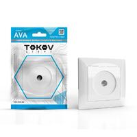Розетка TV СП AVA в сборе бел. TOKOV LIGHT TKL-AV-A1O-C01 - УПС инжиниринг