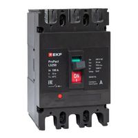 Выключатель автоматический 3п 100А 25кА LS250 ProPact EKF mccb-250-25-3-100-ls - УПС инжиниринг