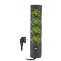 Удлинитель 4х5м с заземл. с выкл. сер. ET-04-500G JAZZway 5051898 - УПС инжиниринг