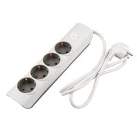Удлинитель 4х5м с заземл. с выкл. бел. ET-04-500W (4х5.0) JAZZway 5051836 - УПС инжиниринг