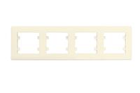 Рамка 4-м Karea RIZZ крем Makel 88010704 - УПС инжиниринг
