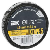 Изолента Х/Б 19мм 21м MIXTAPE 5 IEK UIZ20-19-21-K02 - УПС инжиниринг