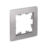 Рамка 1-м AtlasDesign Air алюм./дым. черн. SE ATN220301 - УПС инжиниринг