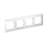 Рамка 4-м AtlasDesign Air бел./дым. бел. SE ATN220104 - УПС инжиниринг