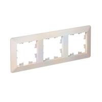 Рамка 3-м AtlasDesign Air жемчуж./дым. бел. SE ATN220403 - УПС инжиниринг