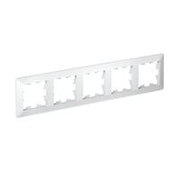 Рамка 5-м AtlasDesign Air бел./дым. бел. SE ATN220105 - УПС инжиниринг