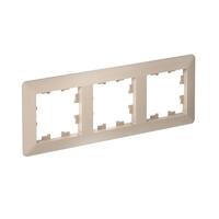 Рамка 3-м AtlasDesign Air песочн./дым. бел. SE ATN221203 - УПС инжиниринг