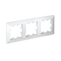 Рамка 3-м AtlasDesign Air бел./дым. бел. SE ATN220103 - УПС инжиниринг