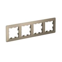 Рамка 4-м AtlasDesign Air шампань/дым. черн. SE ATN220504 - УПС инжиниринг