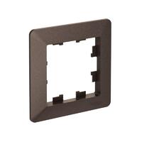 Рамка 1-м AtlasDesign Air мокко/дым. черн. SE ATN220601 - УПС инжиниринг