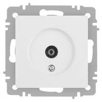 Розетка Accent 6-301-01М TV одиночная IP20 СУ бел. матов. Intro Б0063603 - УПС инжиниринг