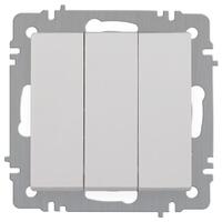 Выключатель 3-кл. СП Accent 6-106-01 10А IP20 250В AL/CU бел. Intro Б0063531 - УПС инжиниринг