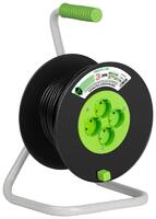 Удлинитель на пластик. катушке 4х40м без заземл. KAT-2x1.5-40m Greenline ПВС 2х1.5 Эра Б0065088 - УПС инжиниринг