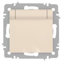 Розетка Accent 6-203-02 2P+E Schuko с крышкой 16А-250В IP20 СУ сл.кость Intro Б0063716 - УПС инжиниринг