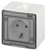 Розетка Эксперт 11-2501-01 2P+E IP55 16А-250В ОУ бел. Эра Б0063294 - УПС инжиниринг