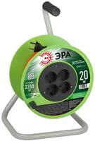Удлинитель на катушке 4х20м без заземл. RP-4-2x1.0-20m ПВС 2х1 Эра Б0059781 - УПС инжиниринг