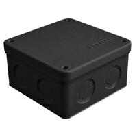 Коробка распределительная ОП 105х105х56мм IP54 7 выходов без гермовводов крышка на винтах материал - полипропилен черн. Epplast 115065 - УПС инжиниринг