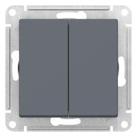 Переключатель перекрестный 2-кл. AtlasDesign 2хсх.7 10АХ механизм грифель SE ATN000773 - УПС инжиниринг