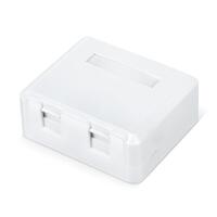 Корпус настенной розетки WR-MB-2 для установки 2-х вставок типа Keystone Jack бел. WRline 505220 - УПС инжиниринг
