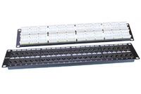 Патч-панель 19дюйм 2U кат.5E 48 портов RJ45 Dual IDC ROHS PP3-19-48-8P8C-C5E-110D черн. Hyperline 246100 - УПС инжиниринг
