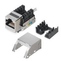 Вставка Keystone Jack RJ45 кат.5E экранир. WR-KJ-RJ45-C5E-SH-90 90град. заделка тип 110 WRline 505213 - УПС инжиниринг