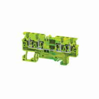 Клемма заземляющая пружинная OptiClip CXG-2.5-QUATTRO-PE-I-(0.2-2.5)-PEN КЭАЗ 331830 - УПС инжиниринг
