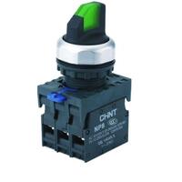 Переключатель с подсветкой NP8-11XD/213 2 полож. с фиксацией 1НО+1НЗ зел. AC 110В-230В(LED) IP65 (R) CHINT 667149 - УПС инжиниринг