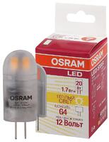 Лампа светодиодная LED Star PIN20 1.7W/827 1.7Вт матовая 2700К тепл. бел. G4 200лм 12В пластик. (замена 20Вт) OSRAM 4058075057142 - УПС инжиниринг