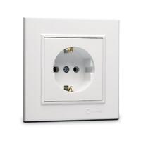 Розетка с/з СП Karea 16А IP20 бел. Makel 56001028 - УПС инжиниринг