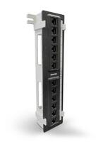 Патч-панель настенная кат.5E 12 портов RJ45 (8P8C) PPW-12-8P8C-C5e с подставкой Hyperline 15379 - УПС инжиниринг