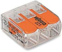 Клемма универсальная компактная 3х(0.14-4.0) WAGO 221-413 - УПС инжиниринг