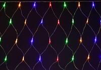 Гирлянда "Сеть" 1.5х1.5м 160LED RGB IP20 провод прозр. 230В с контроллером 8 режимов IEK LGDB410-3-160-L1-T-S-44 - УПС инжиниринг