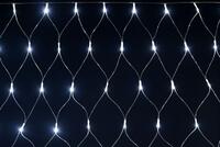 Гирлянда "Сеть" 1.5х1.5м 160LED бел. IP20 провод прозр. 230В с контроллером 8 режимов IEK LGDB410-2-160-L1-T-S-44 - УПС инжиниринг