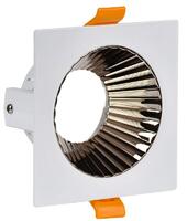 Светильник 4109 встраиваемый поворотный GU10 бел./шокол. пласт. IEK LT-UVB0-4109-GU10-1-K30 - УПС инжиниринг