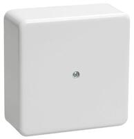 Коробка распаячная ОП КМ 75х75х28 бел. IEK UKO10-075-075-028-K01-E - УПС инжиниринг