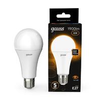 Лампа светодиодная Black 22Вт A70 грушевидная 3000К тепл. бел. E27 1900лм GAUSS 102502122 - УПС инжиниринг