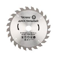 Диск пильный 165мм х24зуб х20/16мм Kranz KR-92-0105 - УПС инжиниринг
