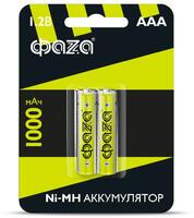 Аккумулятор AAA/HR03 1.2В 1000мА.ч Ni-MH BL-2 (уп.2шт) ФАZА 5002913 - УПС инжиниринг