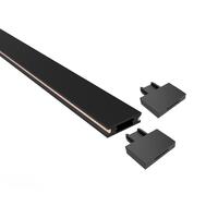Шинопровод MTR16 1M-BL 1000х16мм накладной низковольтный Pro черн. JazzWay 5057234 - УПС инжиниринг