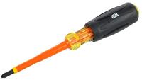 Отвертка диэлектрическая PH2х100 Т3 ARMA2L 5 IEK A2L5-SC30-T3-PH-20-100 - УПС инжиниринг