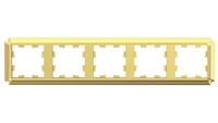 Рамка 5-пост. AtlasDesign Antique универс. зол. SE ATN101605 - УПС инжиниринг