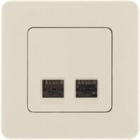 Розетка компьютерная 2-м Inspiria RJ45 кат.5E UTP сл. кость Leg 673836 - УПС инжиниринг