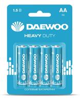 Элемент питания солевой AA/R6 1.5В Heavy Duty 2021 BL-4 (уп.4шт) DAEWOO 5029309 - УПС инжиниринг