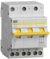 Выключатель-разъединитель трехпозиционный 3п ВРТ-63 32А KARAT IEK MPR10-3-032 - УПС инжиниринг