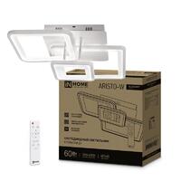 Светильник светодиодный ELEGANT ARISTO-W 60Вт 3000-6500К 4700лм 230В 531х448х151мм пульт ДУ бел. IN HOME 4690612047270 - УПС инжиниринг