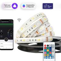 Лента светодиодная умная Connect RGBW (уп.5м) EKF slswf-5-rgbw - УПС инжиниринг