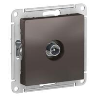 Розетка телевизионная проходная TV AtlasDesign 4дБ механизм мокко SE ATN000692 - УПС инжиниринг