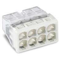 Клемма 8-и проводная 8х(0.5-2.5мм) для распред. коробки (с контактн. пастой "Alu-Plus") WAGO 2273-248 - УПС инжиниринг